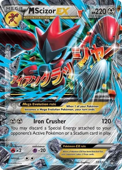 M Scizor EX Pokemon card