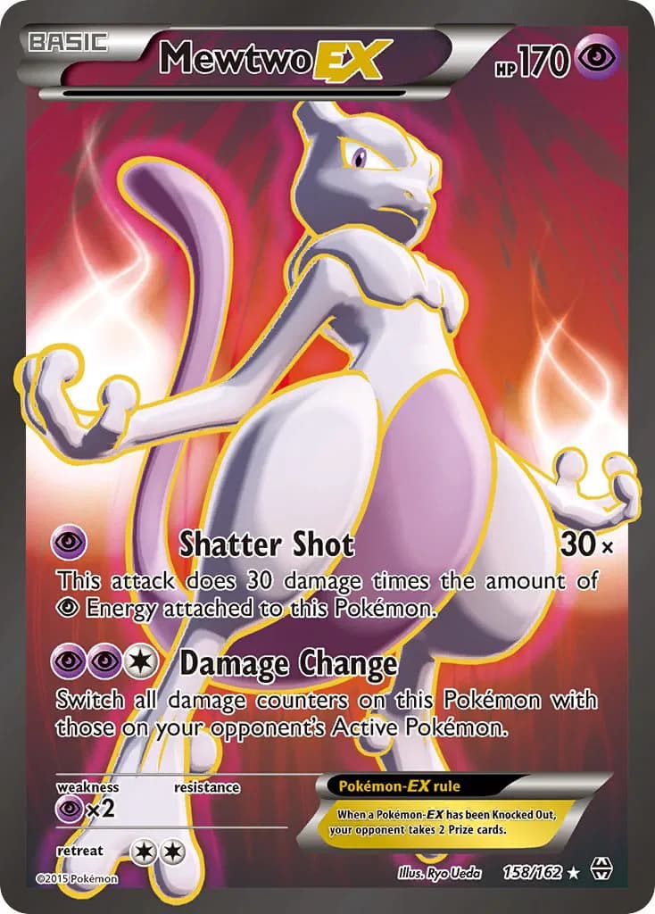 Mewtwo EX (158 Full Art) Pokemon card