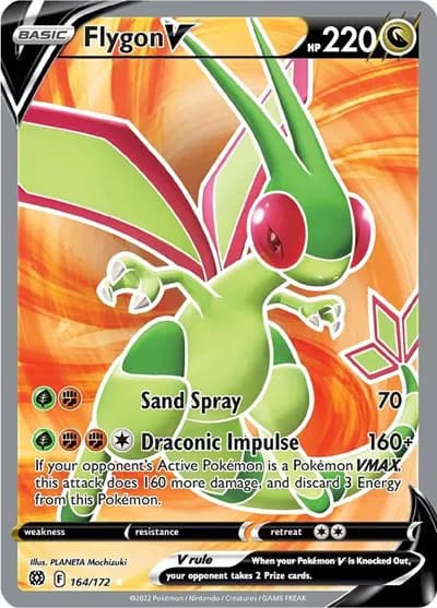 Flygon V (Full Art) Pokemon card