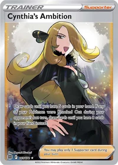 Cynthia's Ambition (Full Art) Pokemon card