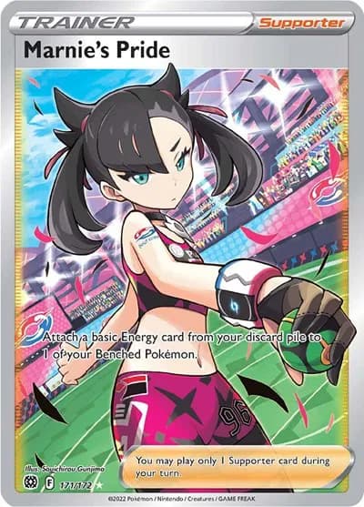 Marnie's Pride (Full Art) Pokemon card