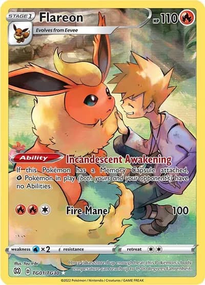 Flareon Pokemon card