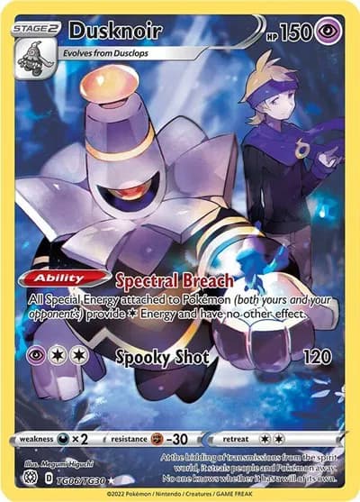Dusknoir Pokemon card