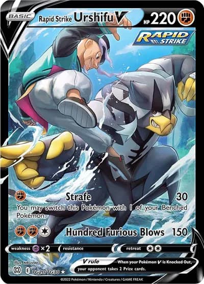 Rapid Strike Urshifu V Pokemon card