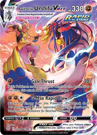 Rapid Strike Urshifu VMAX Pokemon card