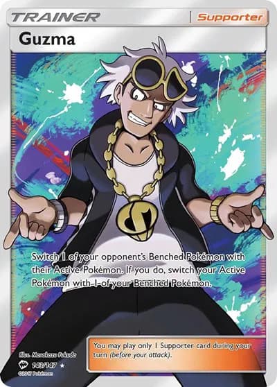 Guzma (Full Art) Pokemon card