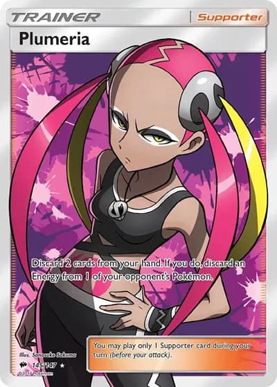 Plumeria (Full Art) Pokemon card