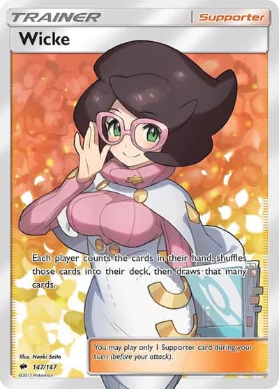 Wicke (Full Art) Pokemon card