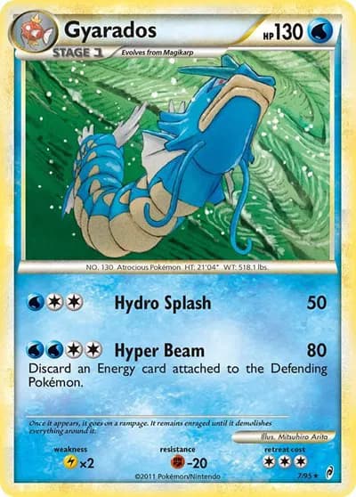 Gyarados Pokemon card