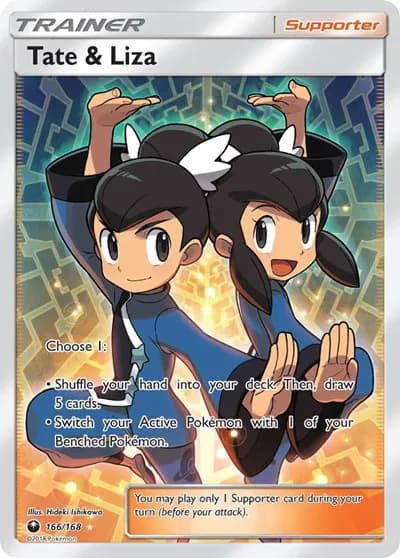 Tate & Liza (Full Art) Pokemon card