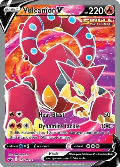 Volcanion V (Full Art) Pokemon card