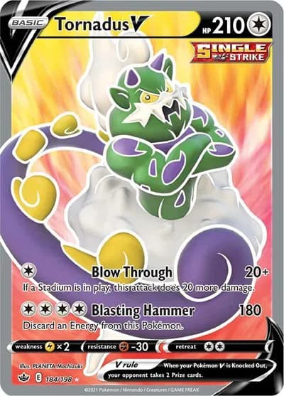 Tornadus V (Full Art) Pokemon card