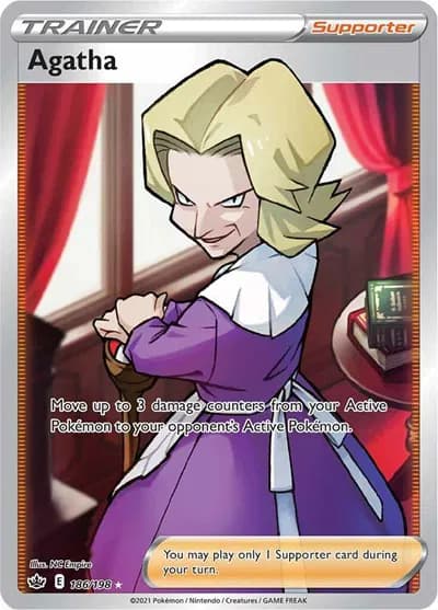 Agatha (Full Art) Pokemon card