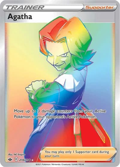 Agatha (Secret) Pokemon card