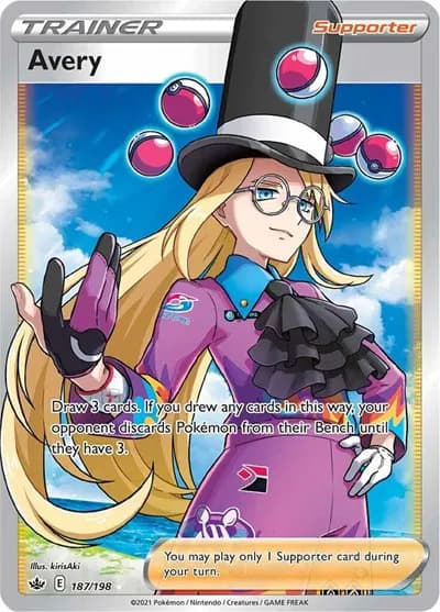 Avery (Full Art) Pokemon card