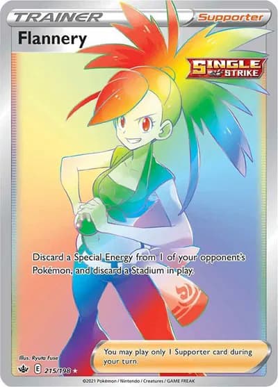 Flannery (Secret) Pokemon card