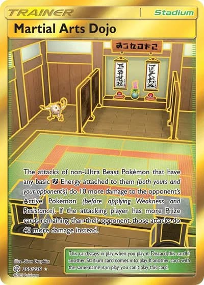 Martial Arts Dojo (Secret) Pokemon card
