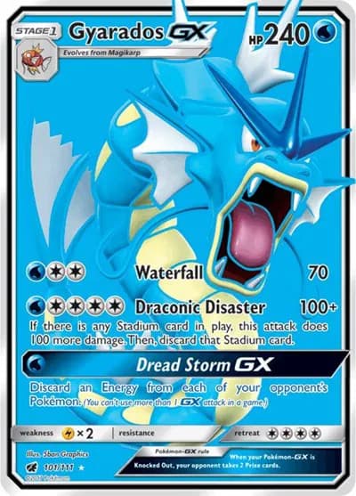 Gyarados GX (Full Art) Pokemon card