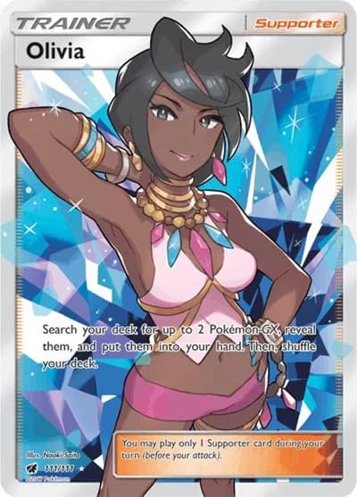 Olivia (Full Art) Pokemon card