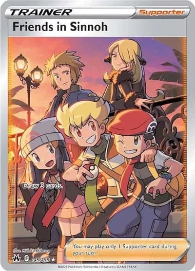 Friends in Sinnoh (Full Art) Pokemon card