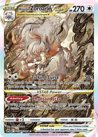 Hisuian Zoroark VSTAR Pokemon card