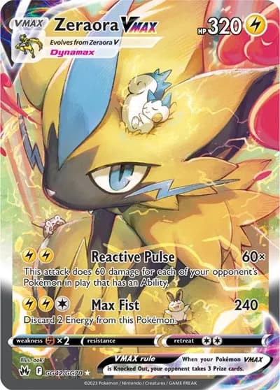 Zeraora VMAX Pokemon card