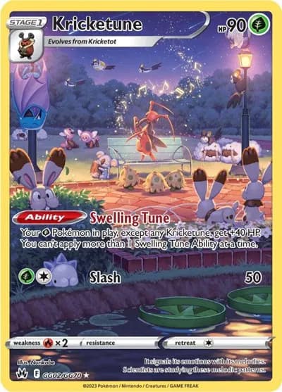 Kricketune Pokemon card