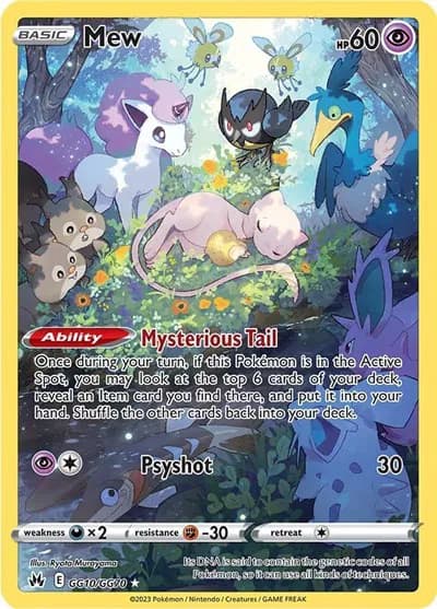 Mew Pokemon card