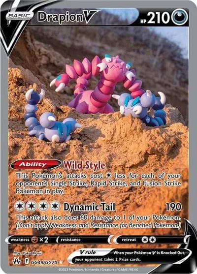 Drapion V Pokemon card