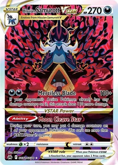 Hisuian Samurott VSTAR Pokemon card