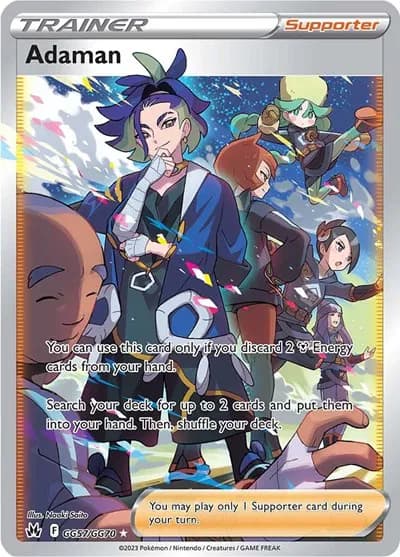 Adaman Pokemon card