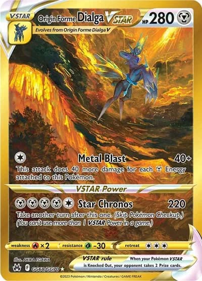 Origin Forme Dialga VSTAR (Secret) Pokemon card