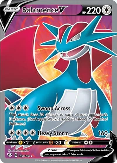 Salamence V (Full Art) Pokemon card