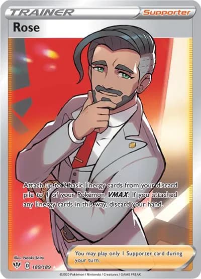 Rose (Full Art) Pokemon card