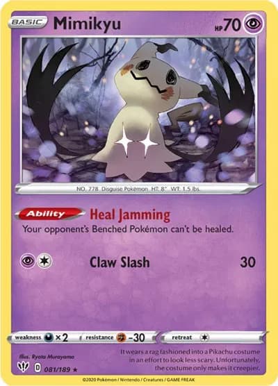 Mimikyu Pokemon card