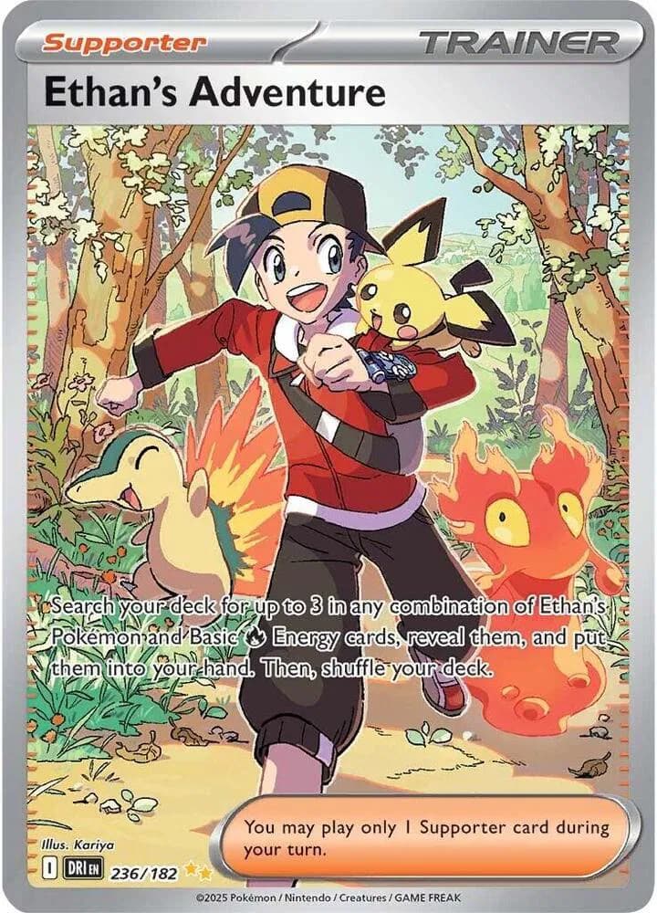 Ethan's Adventure Pokemon card