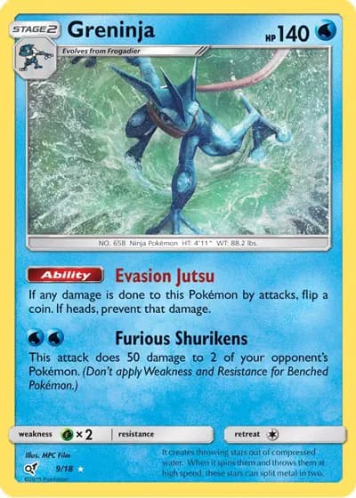 Greninja Pokemon card