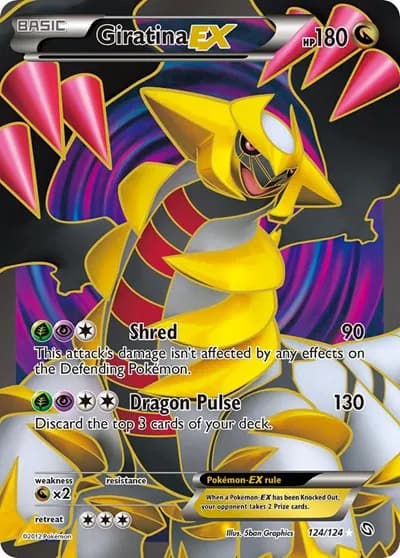 Giratina EX (124 Full Art) Pokemon card