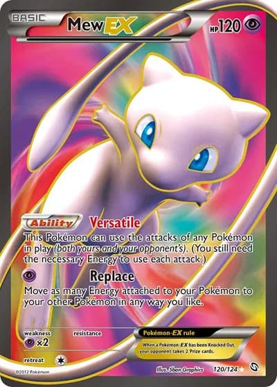 Mew EX (120 Full Art) Pokemon card