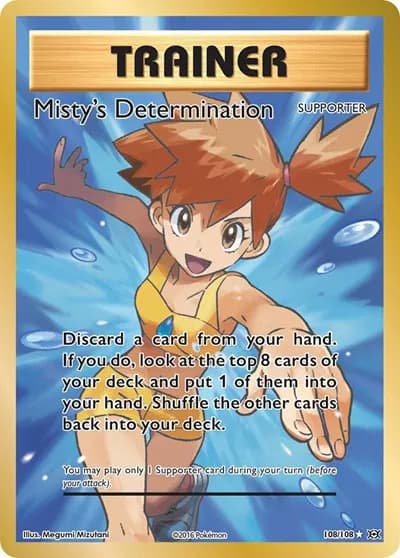 Misty's Determination (Full Art) Pokemon card