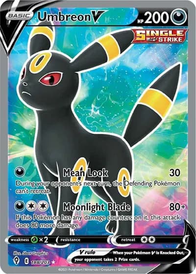 Umbreon V (Full Art) Pokemon card