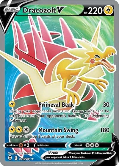 Dracozolt V (Full Art) Pokemon card
