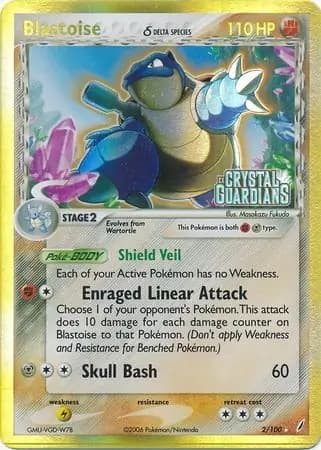 Blastoise (Delta Species) Pokemon card