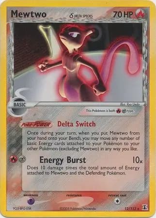 Mewtwo (Delta Species) Pokemon card