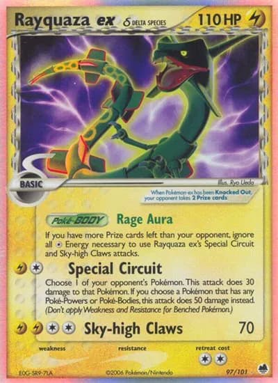 Rayquaza ex (Delta Species) Pokemon card