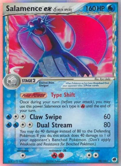 Salamence ex (Delta Species) Pokemon card