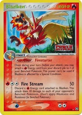 Blaziken Pokemon card