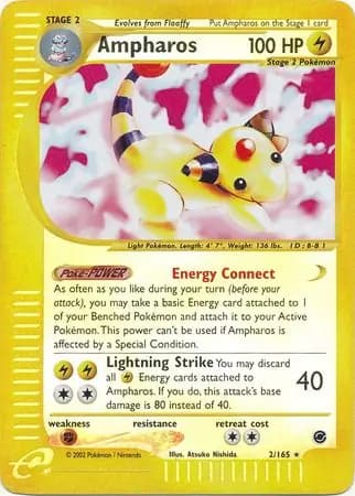 Ampharos Pokemon card
