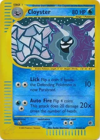 Cloyster Pokemon card
