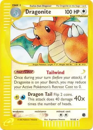 Dragonite Pokemon card
